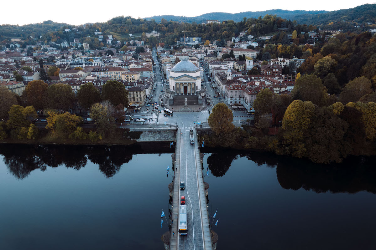 veduta della dora Torino