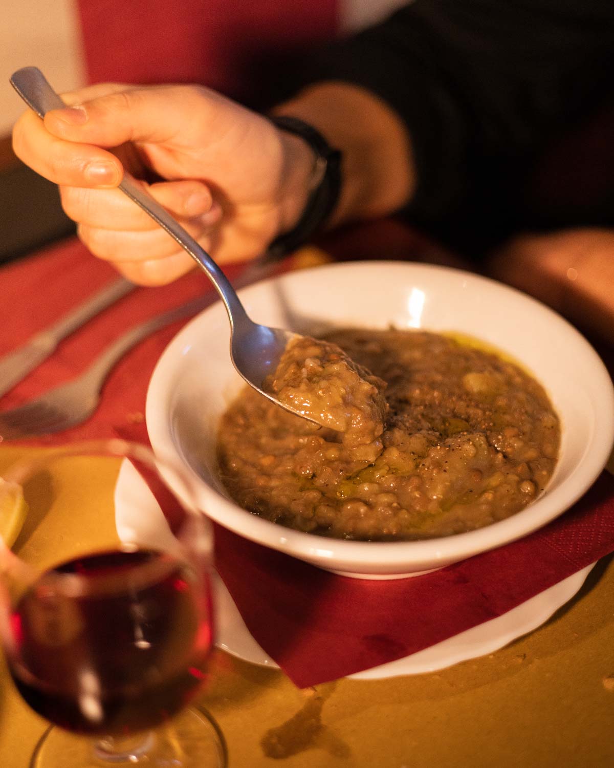 zuppa alla Taverna del Bergé
