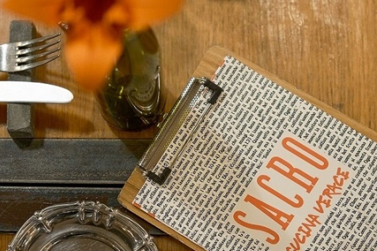 Sacro Cucina Verace: qui la cucina è davvero una cosa sacra