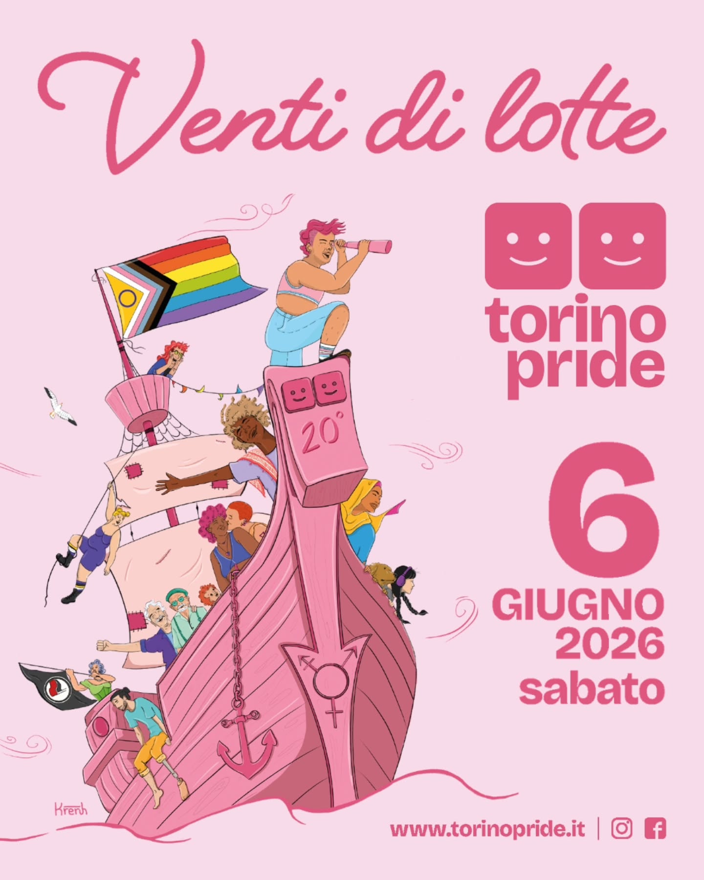 Torino Pride 2026 – Venti di lotte