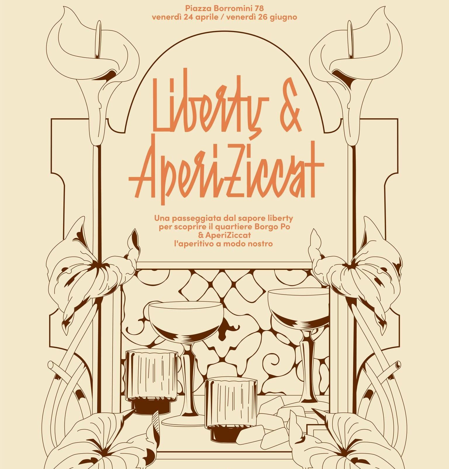 Liberty & AperiZiccat: passeggiata + aperitivo a Borgo Po