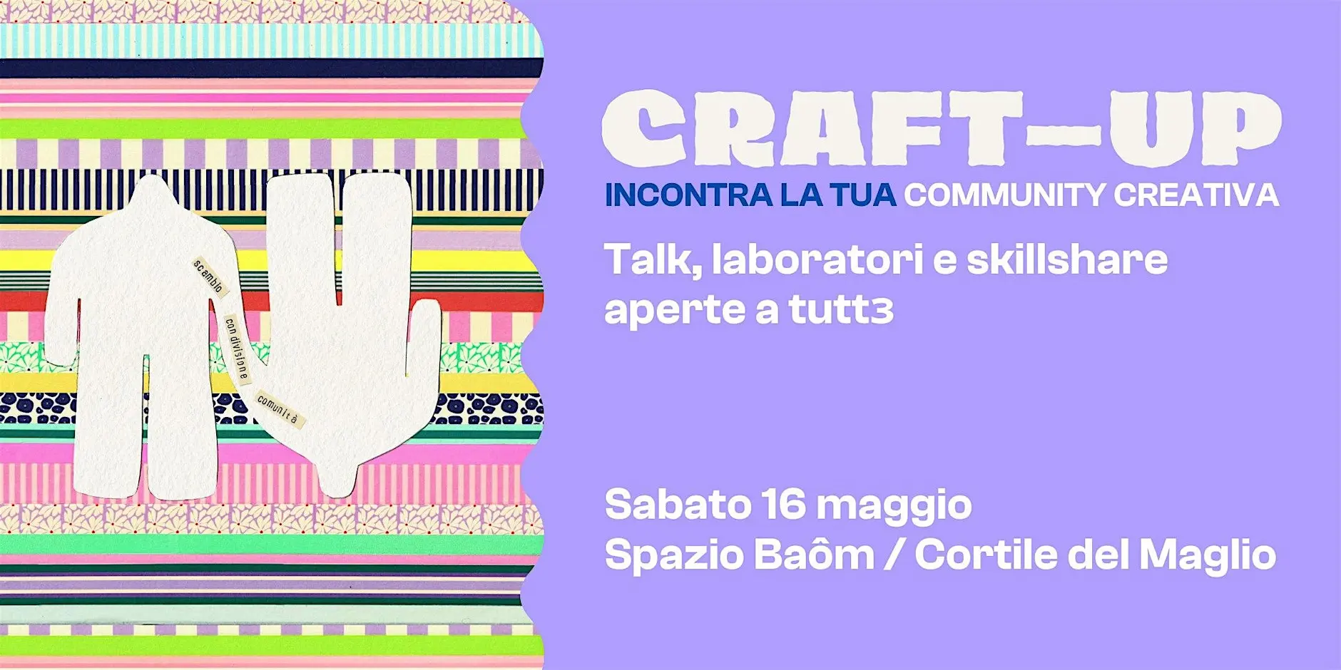 CRAFT—UP ✱ Incontra la tua community creativa