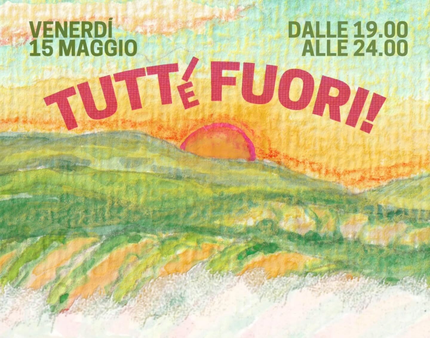 “Tuttə Fuori!”: vini naturali, musica e tramonto tra le colline di Valli Unite