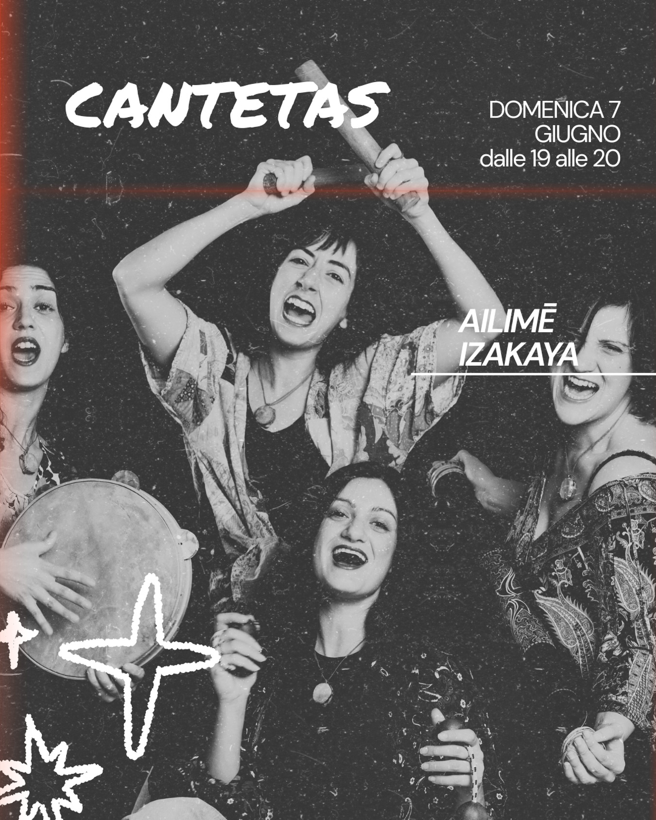 Cantetas porta canti di donne e libertà da Ailime Izakaya