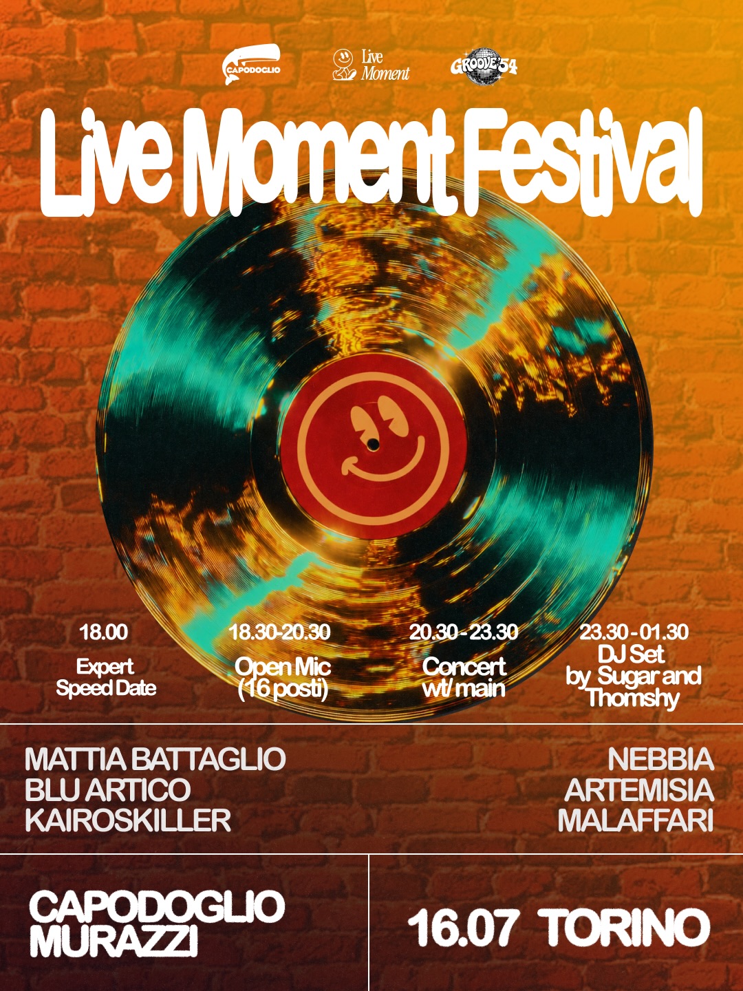 Live Moment Festival: una serata dedicata alla musica emergente ai Murazzi