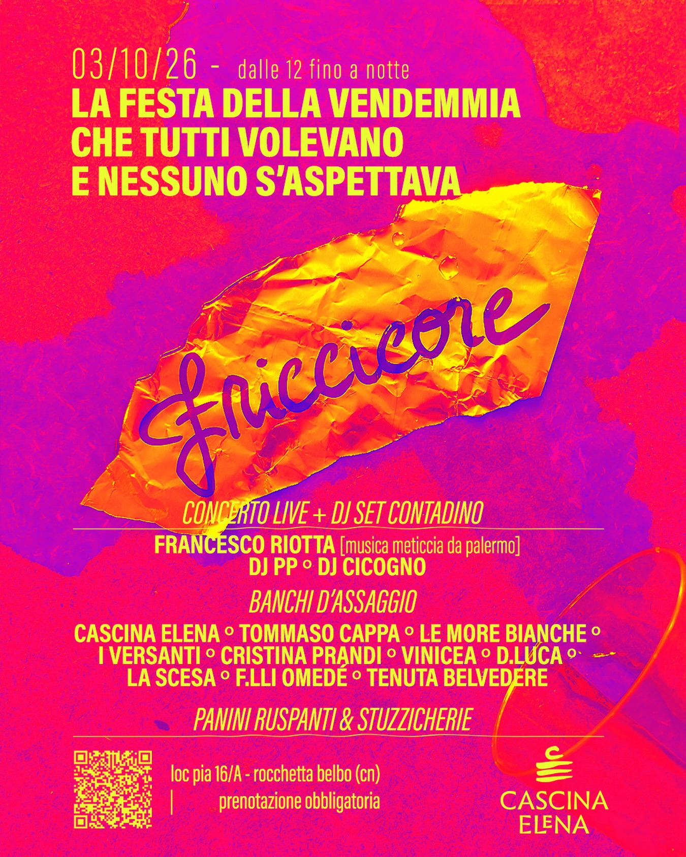 Friccicore: la festa della vendemmia a Cascina Elena