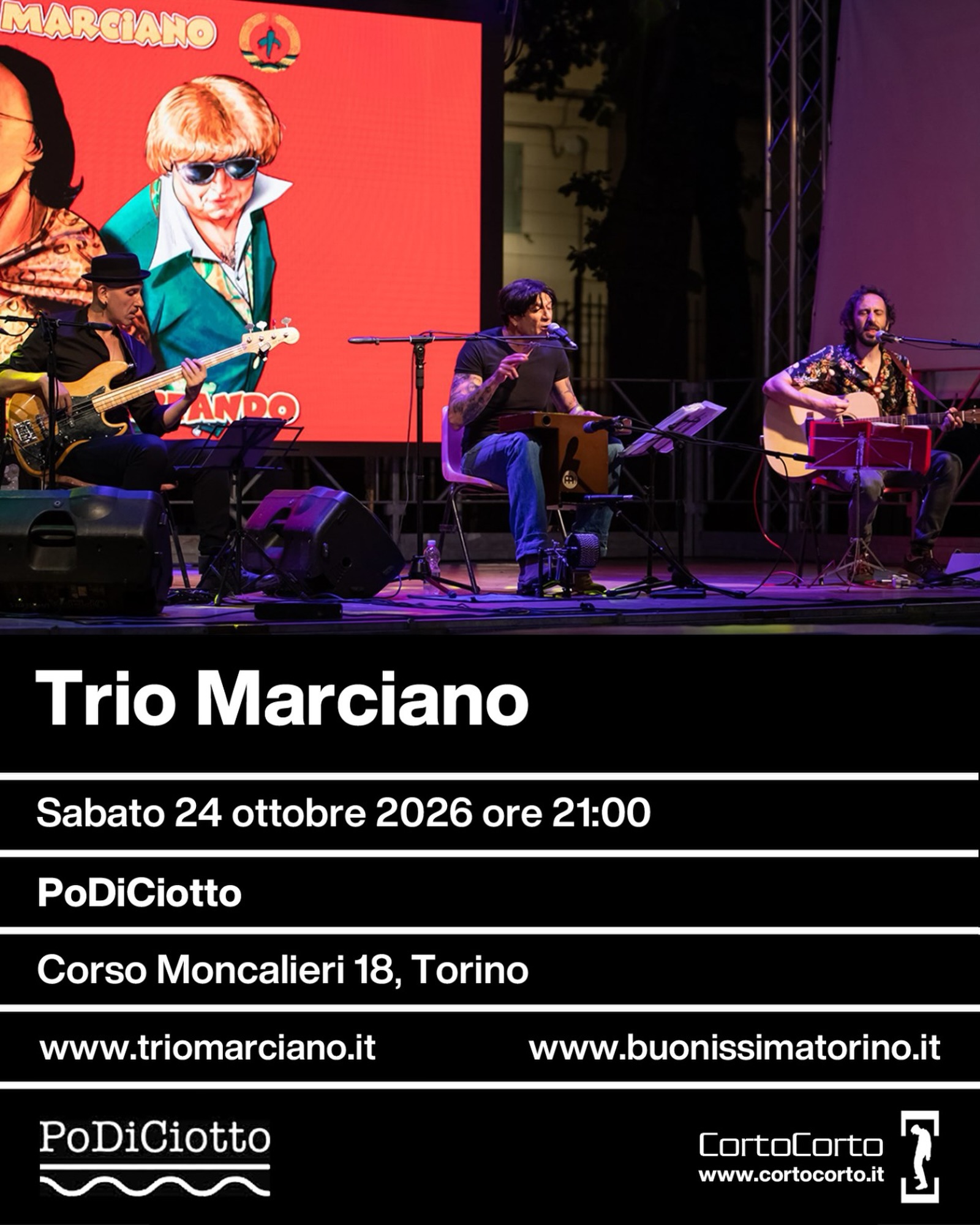 Trio Marciano in concerto al PoDiCiotto
